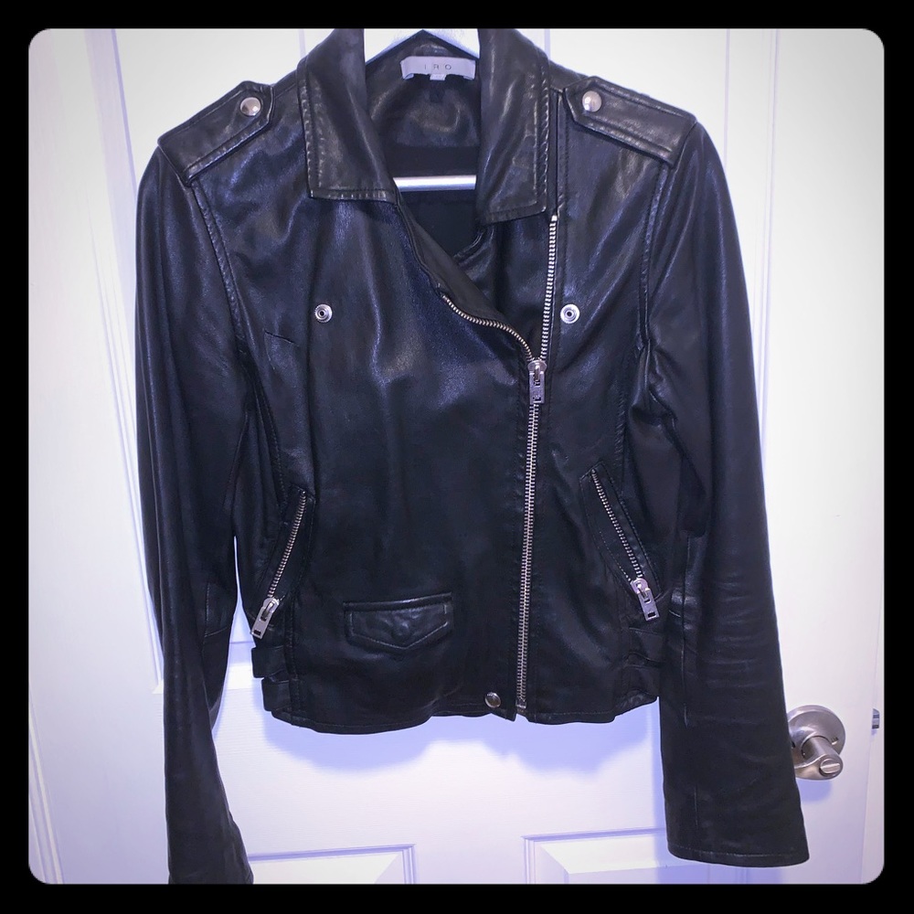 IRO Asheville Black Leather Jacket